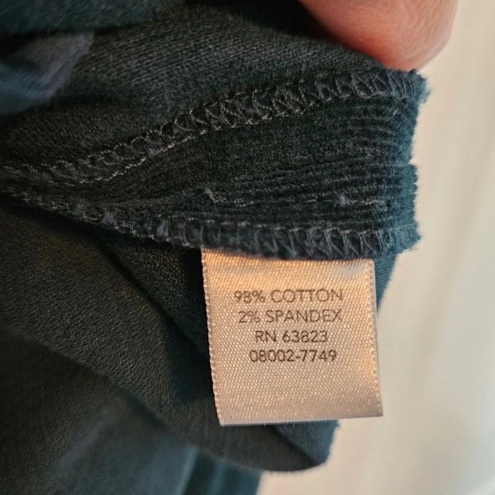 Corduroy Snap Front Jacket Womens 4X Stretch Academia Office Career